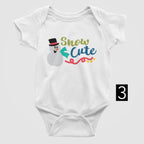 Snow Cute Christmas Baby Gerber Onesie