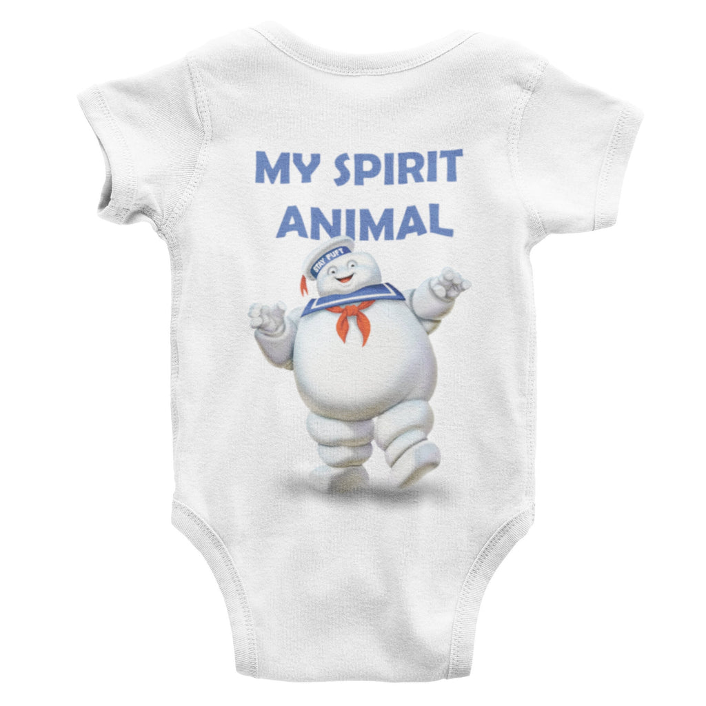 Stay Puft Marshmallow "Spirit Animal" Baby Onesie | Cute & Cozy Baby Outfit 👶🔥🍬
Is your little one as sweet and lovable as the Stay Puft Marshmallow Man? This adorable baby bodysuit features a fun and nostalgic design, perfect for little marshmallow lovers, Ghostbusters fans, or anyone who enjoys a touch of retro charm!