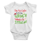 Grinch Christmas Baby Bodysuit: So Cute, Gerber Onesie