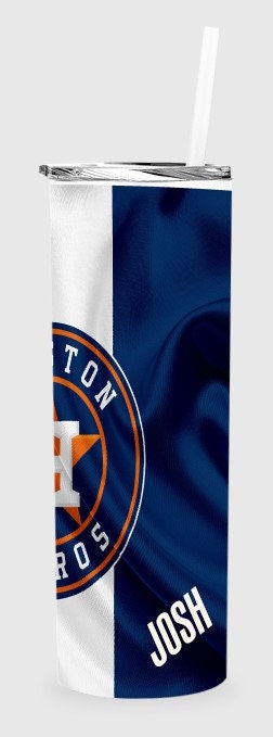 Sports Team Astros Personalized 20 oz skinny Tumbler