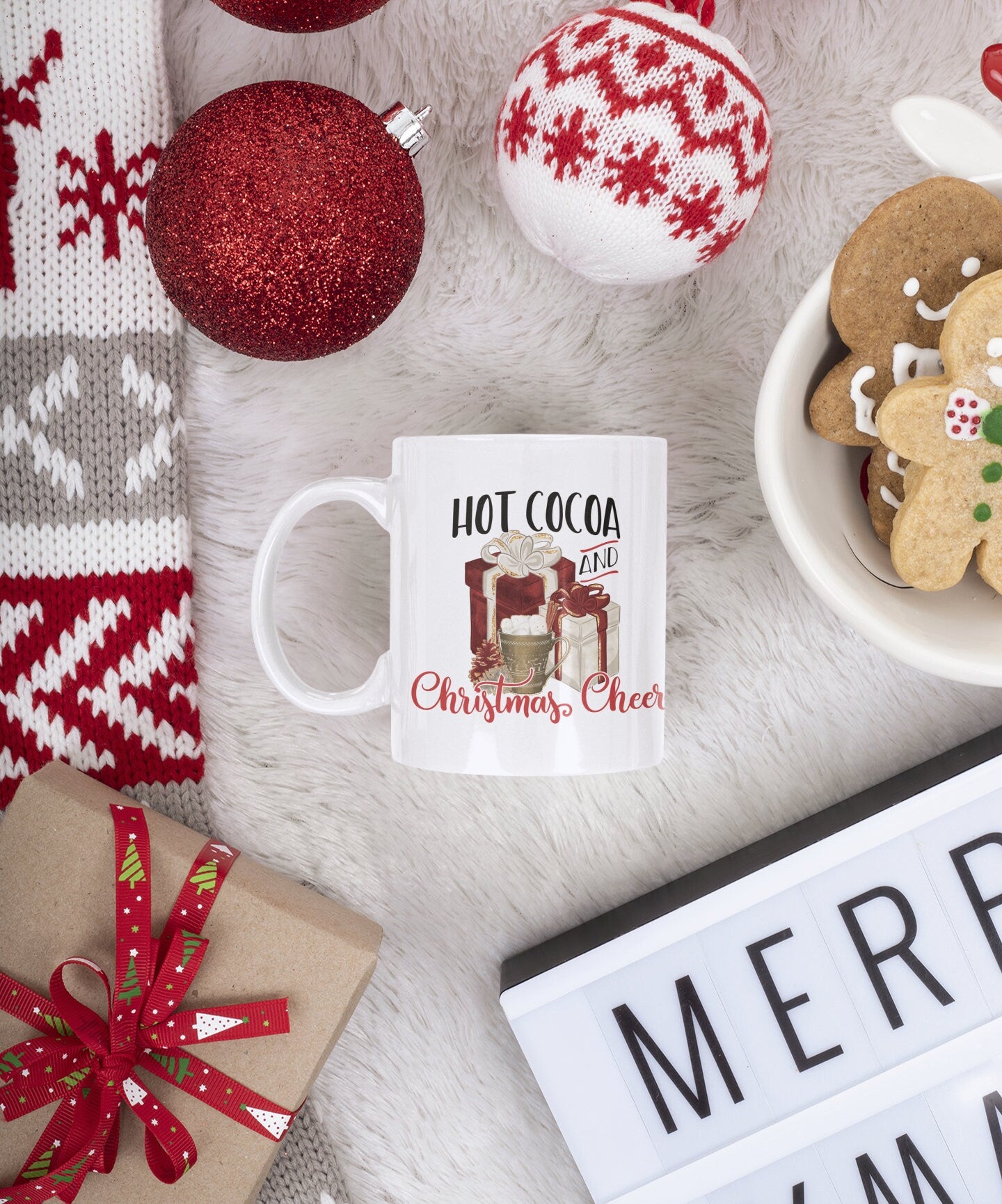 Hot Cocoa Holiday Christmas Mug