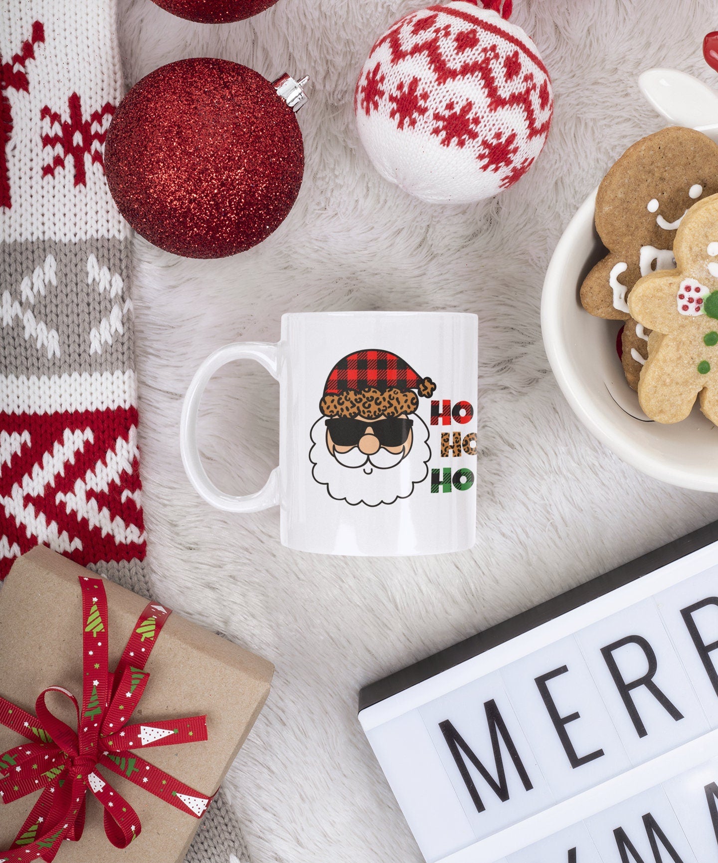 Ho Ho Ho Santa Christmas Mug (11oz/15oz)