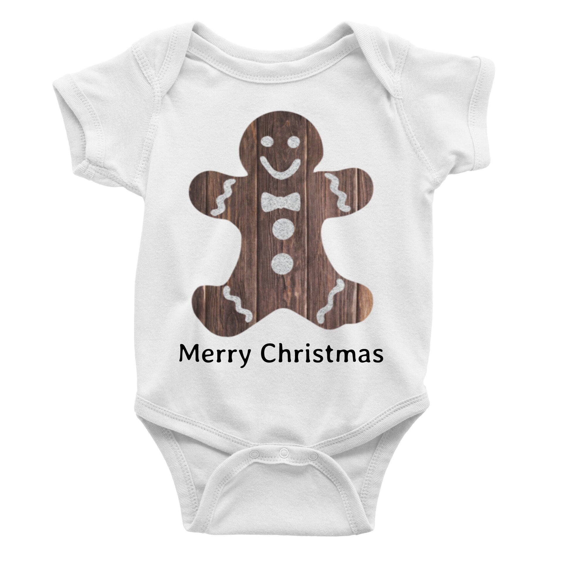 Gingerbread Onesie... Christmas Baby Bodysuit/ Onesie