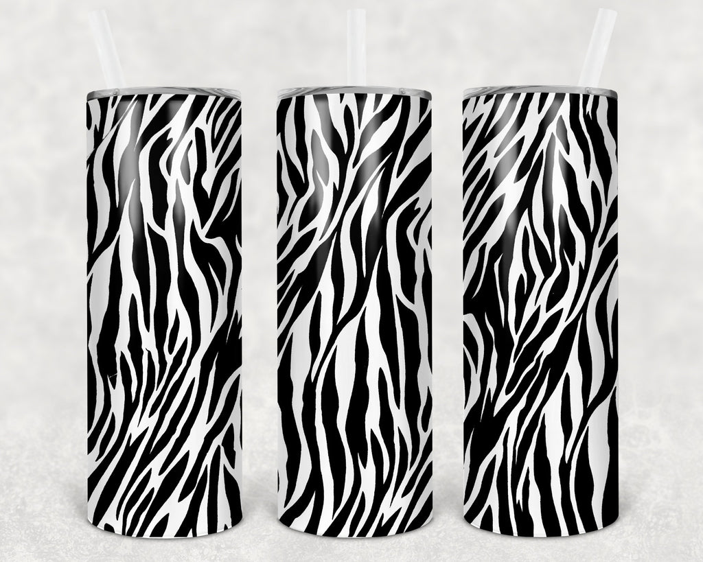 Animal Print - Leopard, Cheetah, Zebra Personalized 20 oz skinny Tumbler