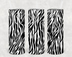 Animal Print - Leopard, Cheetah, Zebra Personalized 20 oz skinny Tumbler