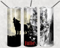 Wolf Personalized 20 oz skinny Tumbler