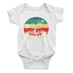 Merry Christmas Santa Sleigh.. Christmas Baby Bodysuit/ Onesie