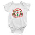 Merry Christmas Rainbow.. Christmas Baby Bodysuit/ Onesie