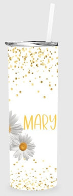 Daisy 2 Personalized 20 oz skinny Tumbler