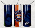 Sports Team Astros Personalized 20 oz skinny Tumbler