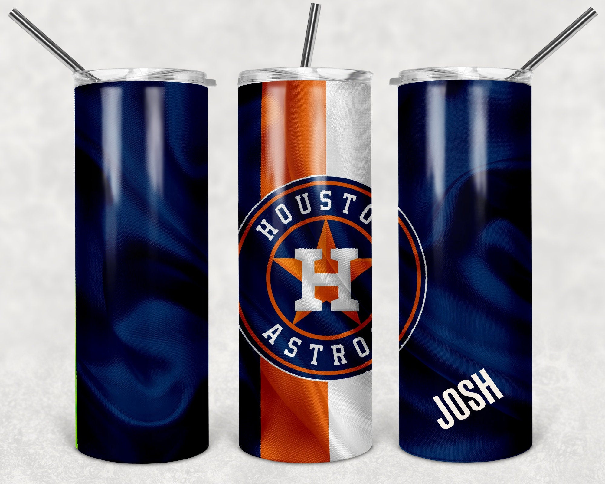 Sports Team Astros Personalized 20 oz skinny Tumbler