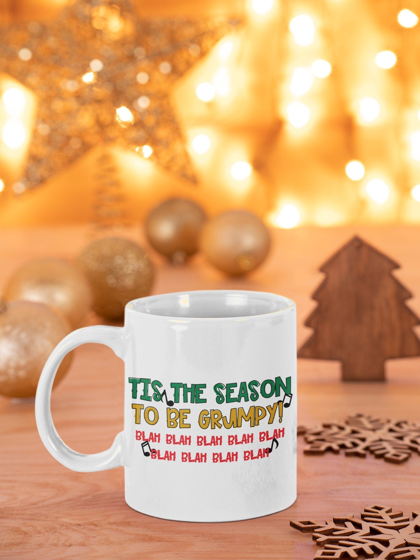 Tis the Season to be Grumpy Christmas Holiday Christmas Mug