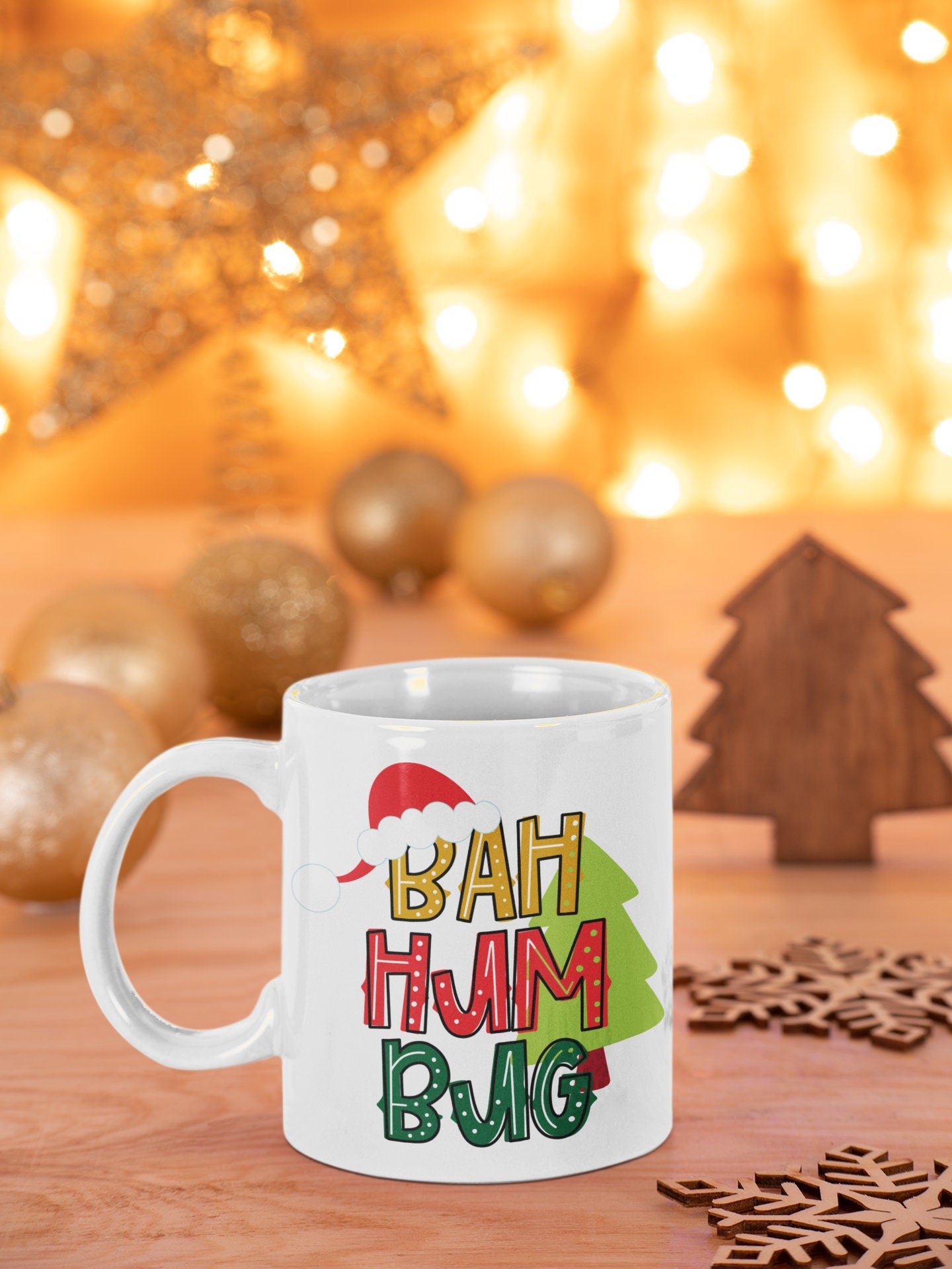 Bah Hum Bug Grump Christmas Holiday Christmas Mug