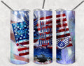 Air Force Personalized 20 oz skinny Tumbler