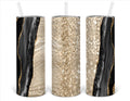 Leopard animal print and black Personalized 20 oz skinny Tumbler