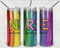 Nurse Personalized 20 oz skinny Tumbler