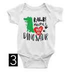 Dinosaur "Rawr Means I Love You" Gerber Onesie Bodysuit