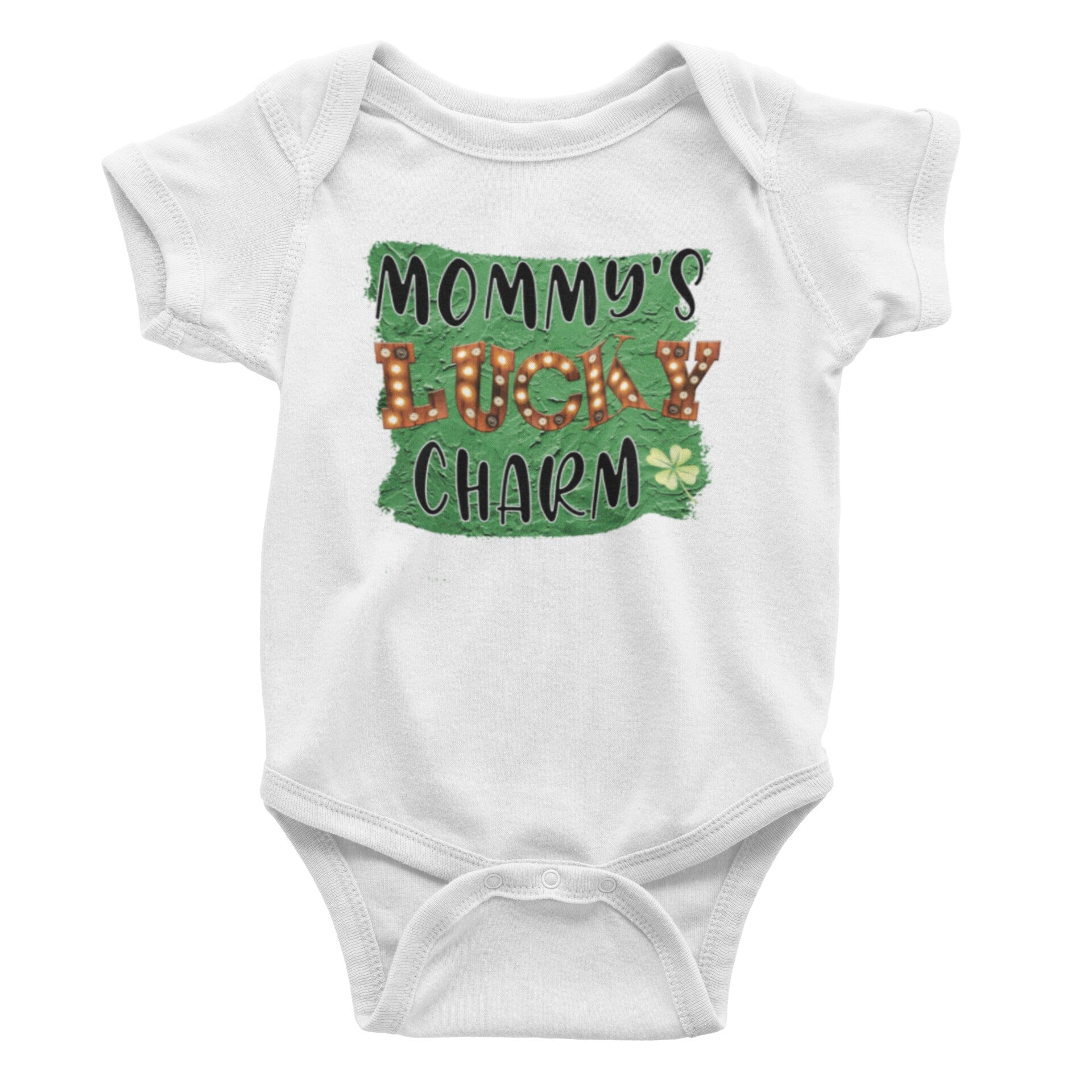 Mommy's / Daddy's Lucky Charm St. Patrick's Day Baby Bodysuit/ Onesie