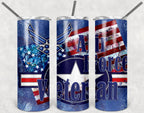 Air Force Veteran Personalized 20 oz skinny Tumbler