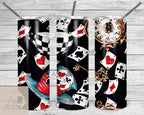 Alice in Wonderland Personalized 20 oz skinny Tumbler