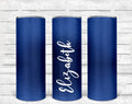 Colored Personalized 20 oz skinny Tumbler