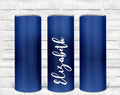 Colored Personalized 20 oz skinny Tumbler