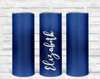 Colored Personalized 20 oz skinny Tumbler