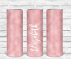 Colored Personalized 20 oz skinny Tumbler