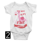 You Make my Heart RAWR Dinosaur Valentines Day Baby Bodysuit/ Onesie