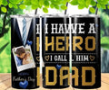 Father's Day Photo Personalized 20 oz skinny Tumbler