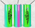 Fishing lure Personalized 20 oz skinny Tumbler