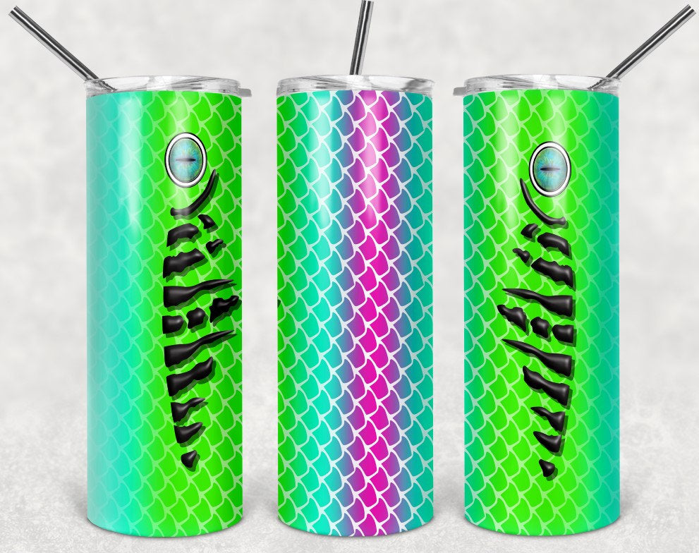 Fishing lure Personalized 20 oz skinny Tumbler