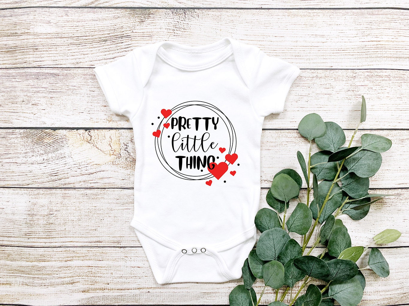 Pretty Little Thing Baby Bodysuit/ Onesie