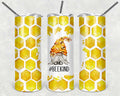 Bee Kind Gnome 20 oz skinny Tumbler