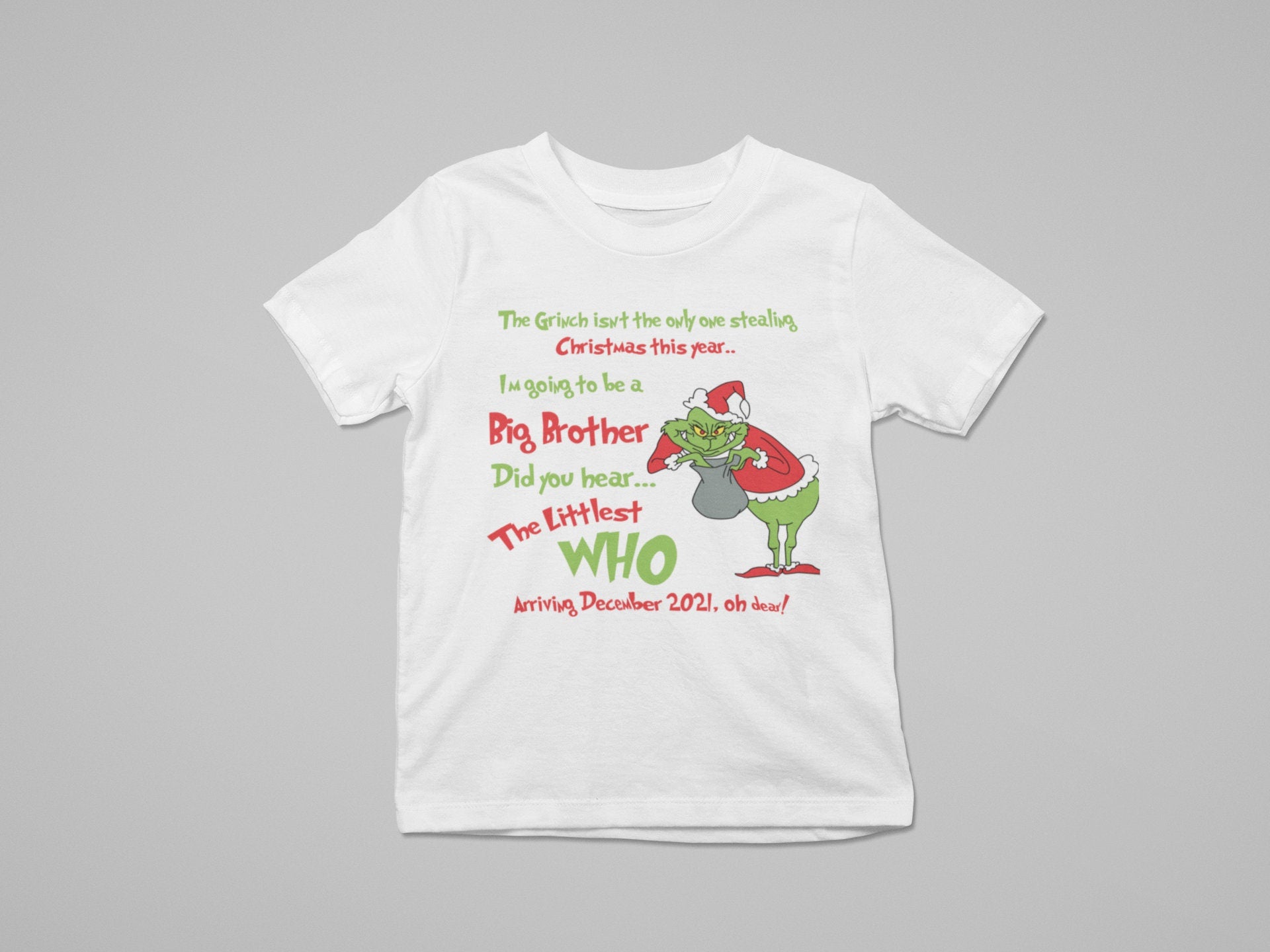 Going to be a big brother... Kids and Toddler Baby Announcement Shirt