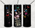 Happiness is being a Mimi/Grandma Personalized 20 oz skinny Tumbler