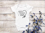 Daddy's little fishin' buddy Baby Bodysuit/ Onesie