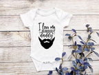 Love my bearded daddy Baby Bodysuit/ Onesie