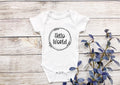 Hello world Baby Bodysuit/ Onesie