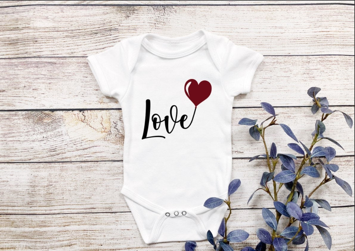 Love Balloon Bodysuit/ Onesie