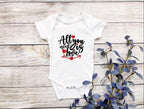 Valentine's Baby Onesie | All You Need Is Love Bodysuit | Baby Valentine Gift