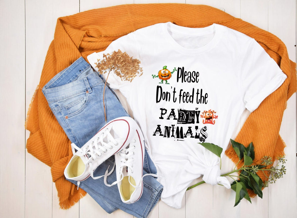 Funny Halloween Shirt | Party Animals Graphic Tee