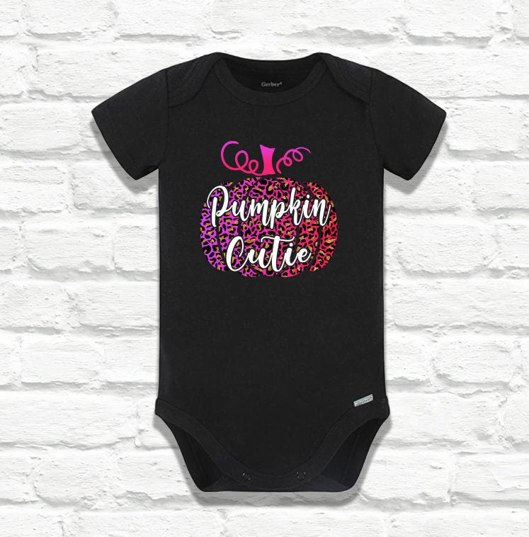 Pumpkin Cutie Halloween Baby Bodysuit/Onesie