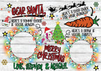 Dear Santa Unicorn Personalized Cookie Tray | Santa Cookie Plate | Glass Cutting Board | Cutting Boards | Cutting Board Personalized