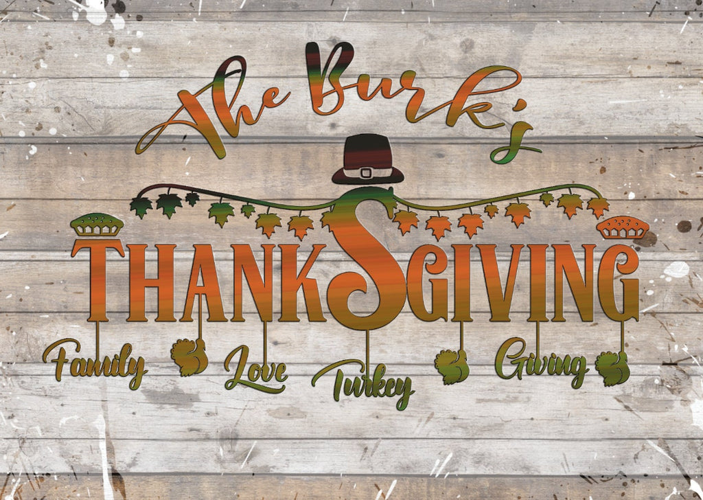 Thanksgiving Personalized Tray | Glass Cutting Board | Cutting Boards | Cutting Board Personalized