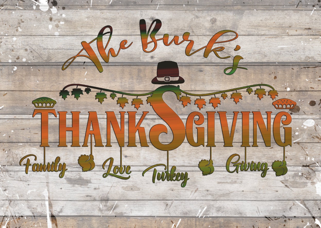 Thanksgiving Personalized Tray | Glass Cutting Board | Cutting Boards | Cutting Board Personalized