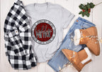 Hello Winter Circle Christmas T Shirt