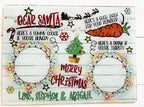 Christmas Snoopy Personalized Cookie Tray | Santa Cookie Plate | Glass Cutting Board | Cutting Boards | Cutting Board Personalized