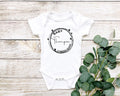 Personalized Last Name Baby Announcement Onesie | Coming Soon