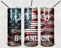 Let's Go Brandon 20 oz skinny Tumbler